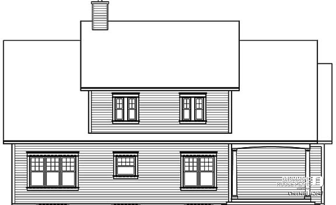 rear elevation - Chester