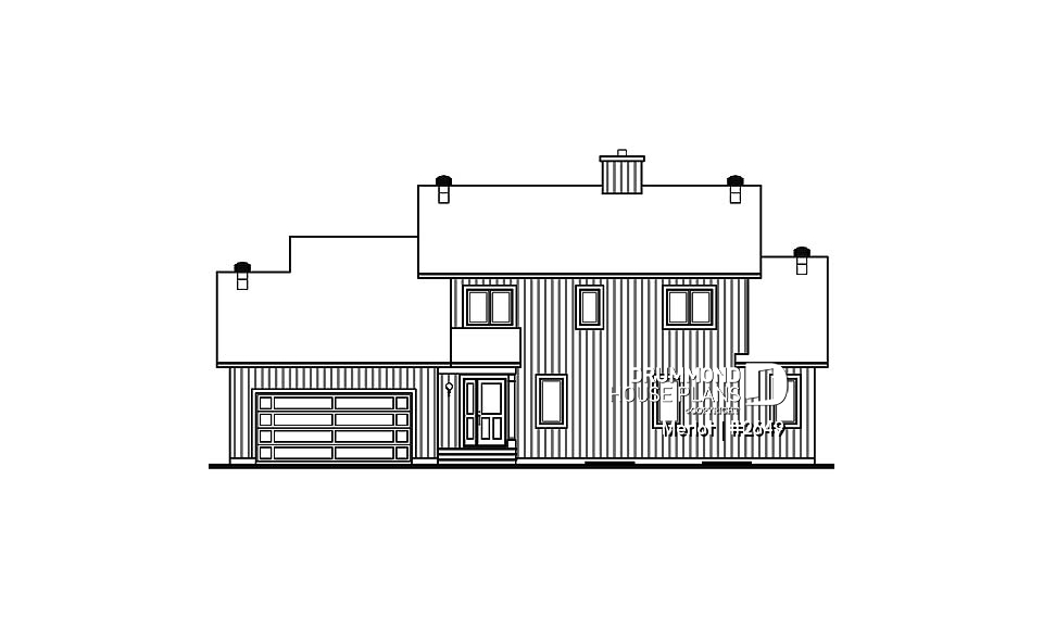 front elevation - Merlot