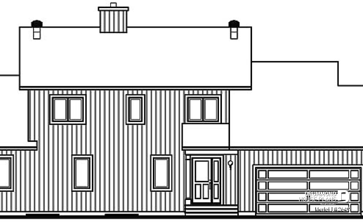 front elevation - Merlot