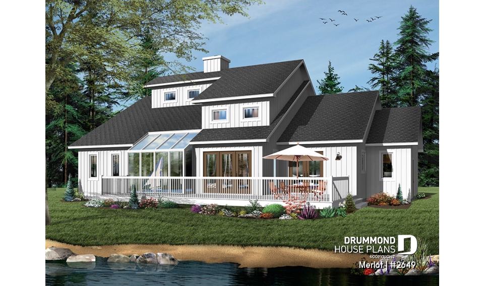 Rear view - BASE MODEL - Merlot