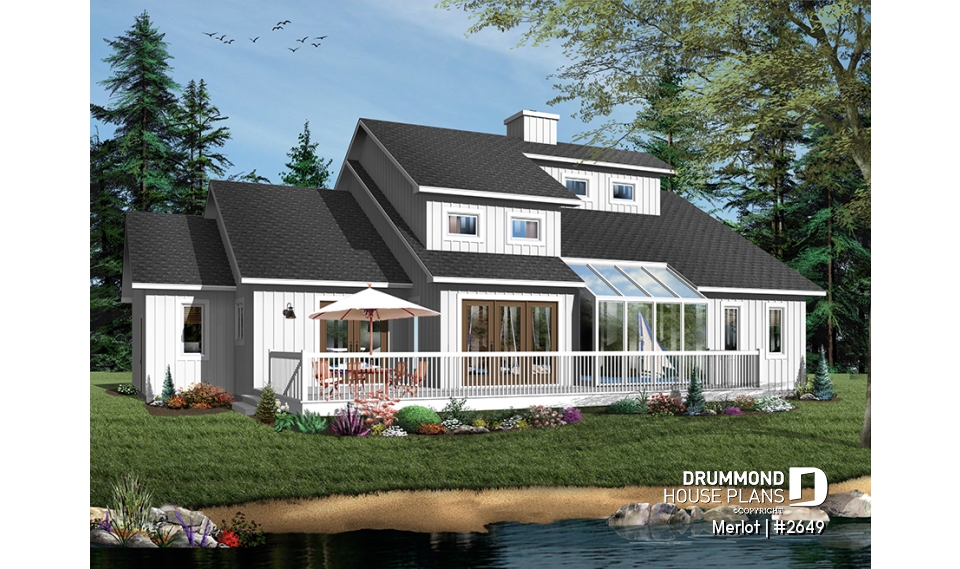 Rear view - BASE MODEL - Merlot