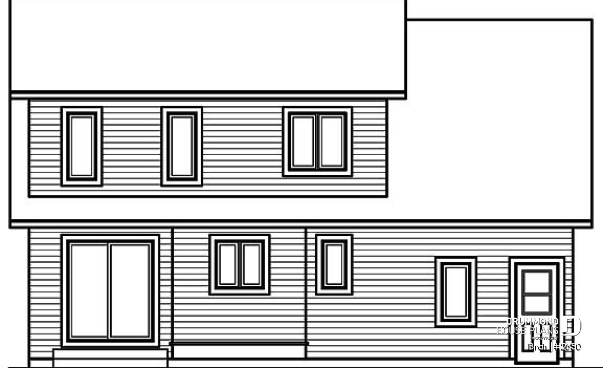 rear elevation - Birch