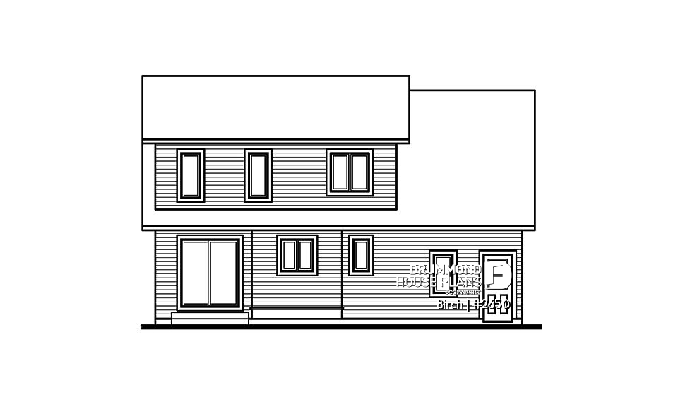 rear elevation - Birch
