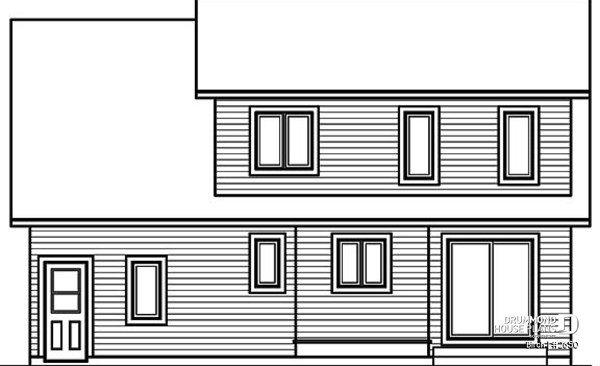 rear elevation - Birch