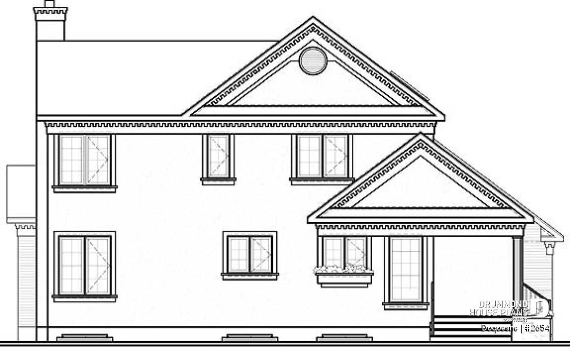 rear elevation - Duquesne