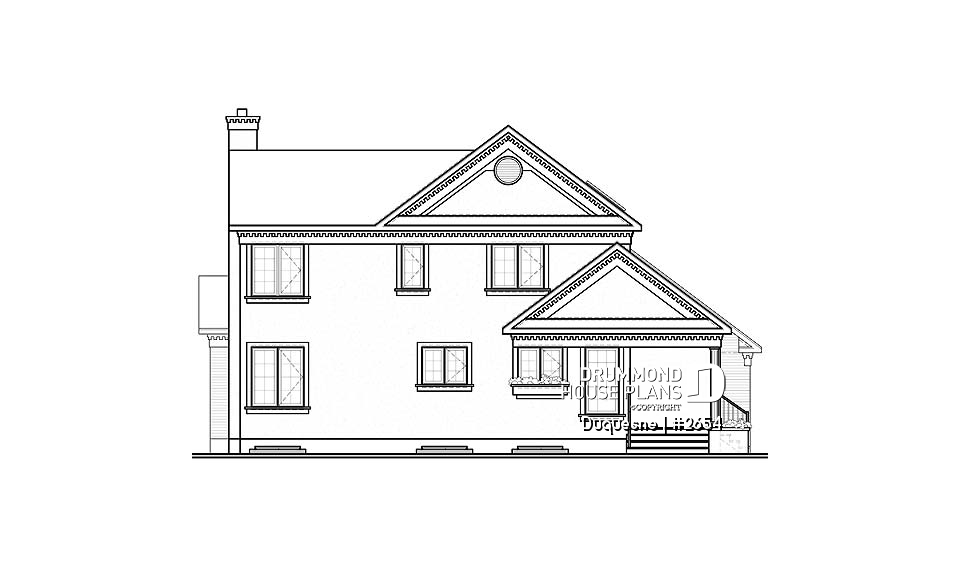 rear elevation - Duquesne