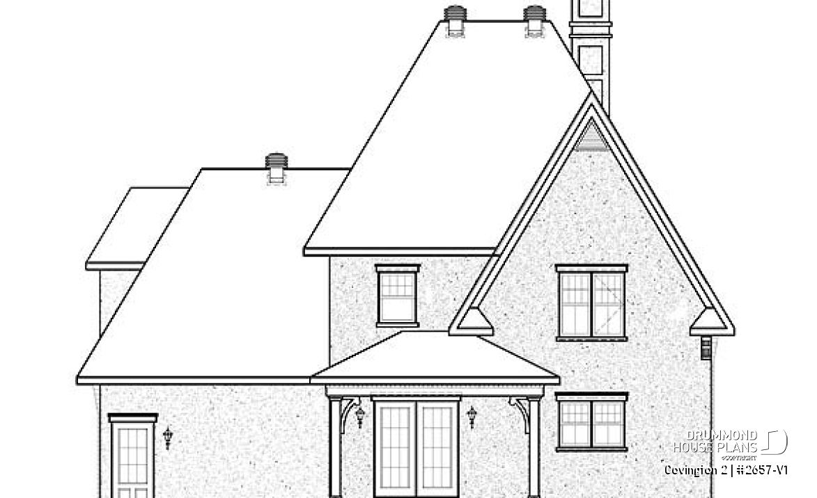rear elevation - Covington 2
