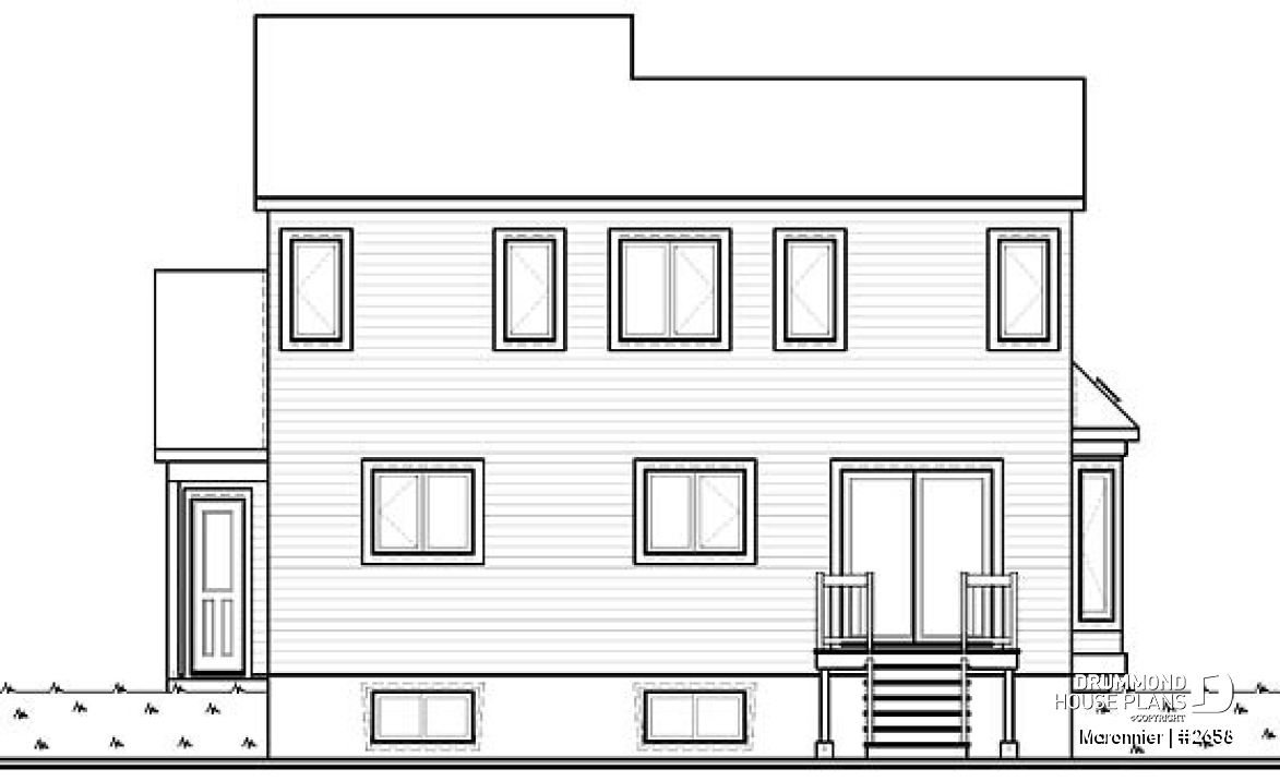 rear elevation - Maronnier