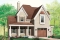 front - BASE MODEL - Country home, breakfast nook, open floor plan, 3 bedrooms, french doors - Violana
