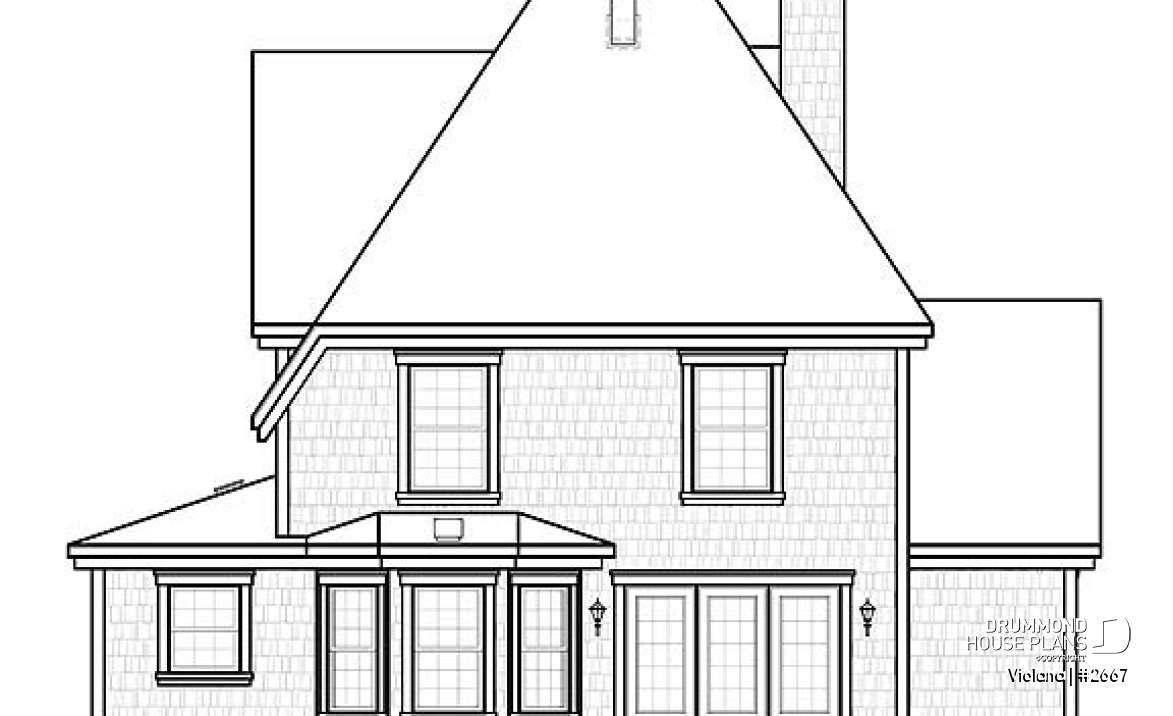 rear elevation - Violana