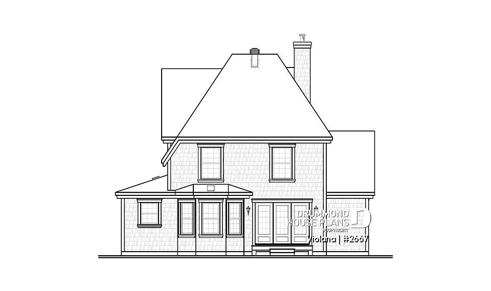 rear elevation - Violana