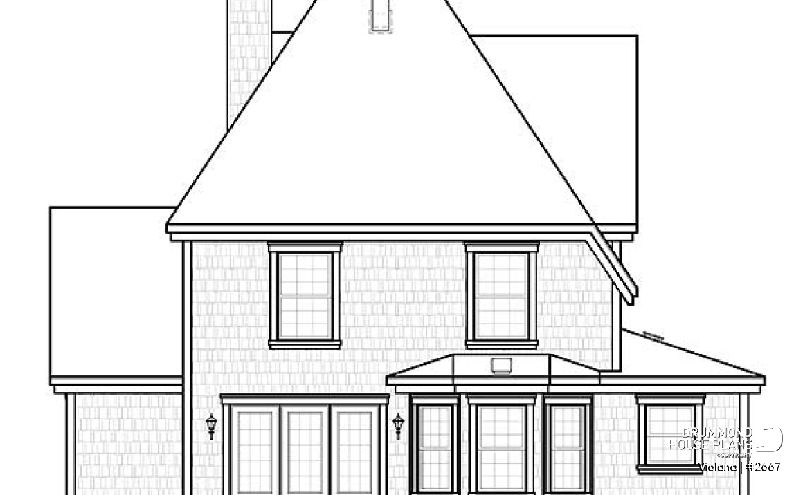 rear elevation - Violana