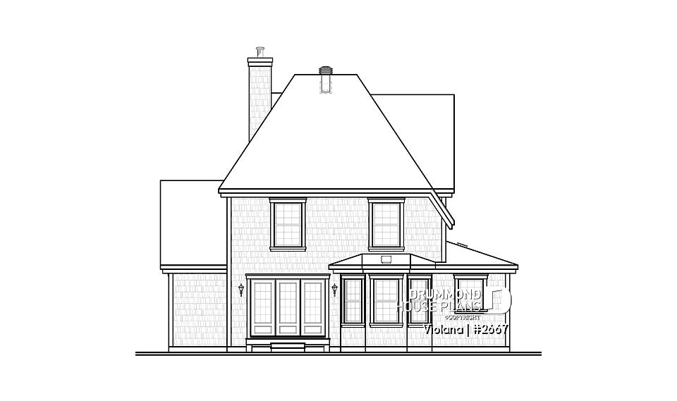 rear elevation - Violana