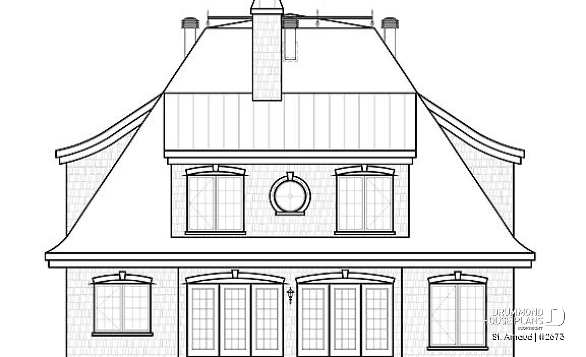 rear elevation - St. Arnaud