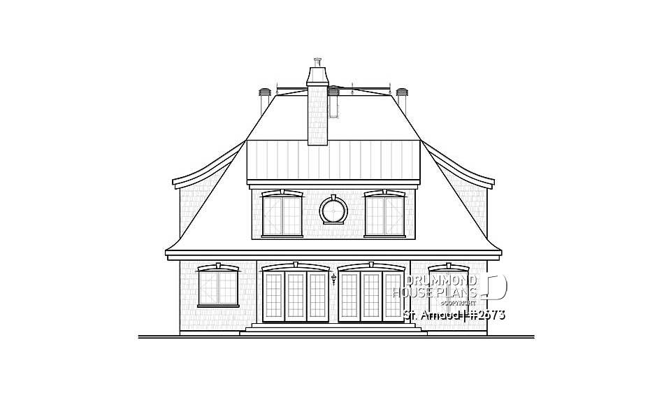 rear elevation - St. Arnaud