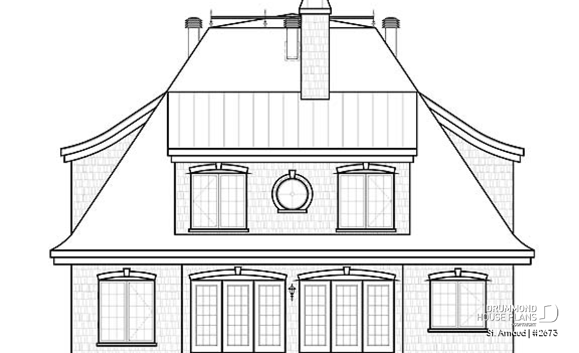 rear elevation - St. Arnaud
