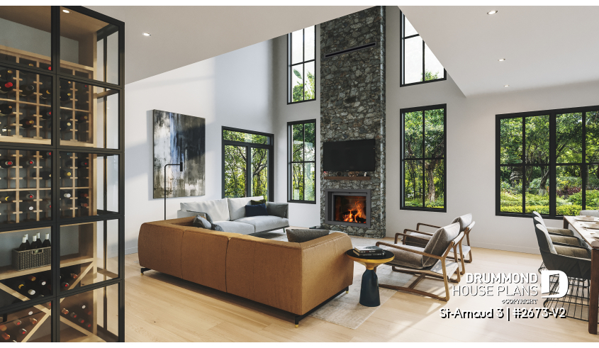 front - BASE MODEL of house plan 2673-V2 front - BASE MODEL - St-Arnaud 3