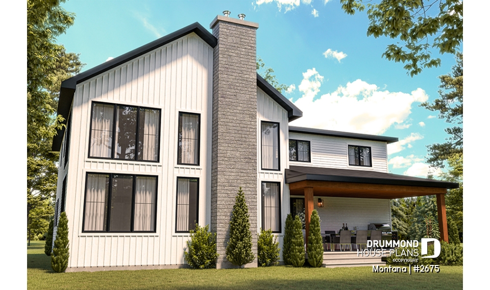 Rear view - BASE MODEL - Montana