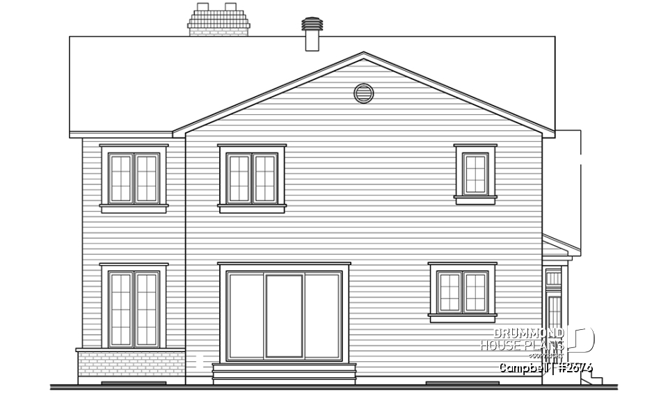 rear elevation - Campbell