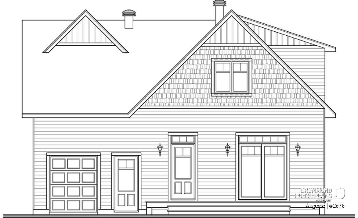 rear elevation - Augusta
