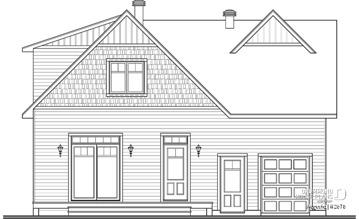 rear elevation - Augusta