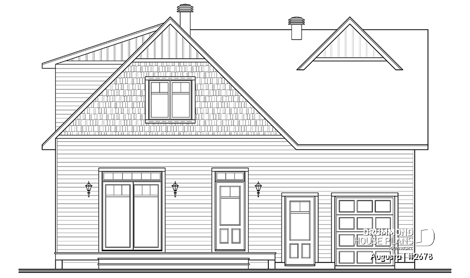 rear elevation - Augusta