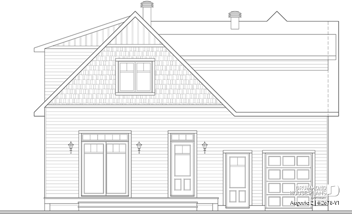 rear elevation - Augusta 2
