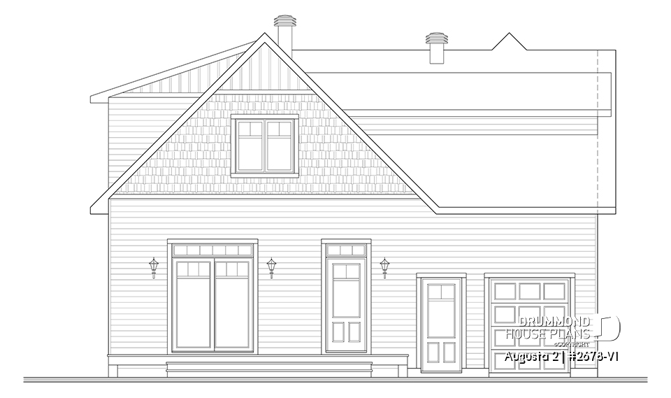 rear elevation - Augusta 2