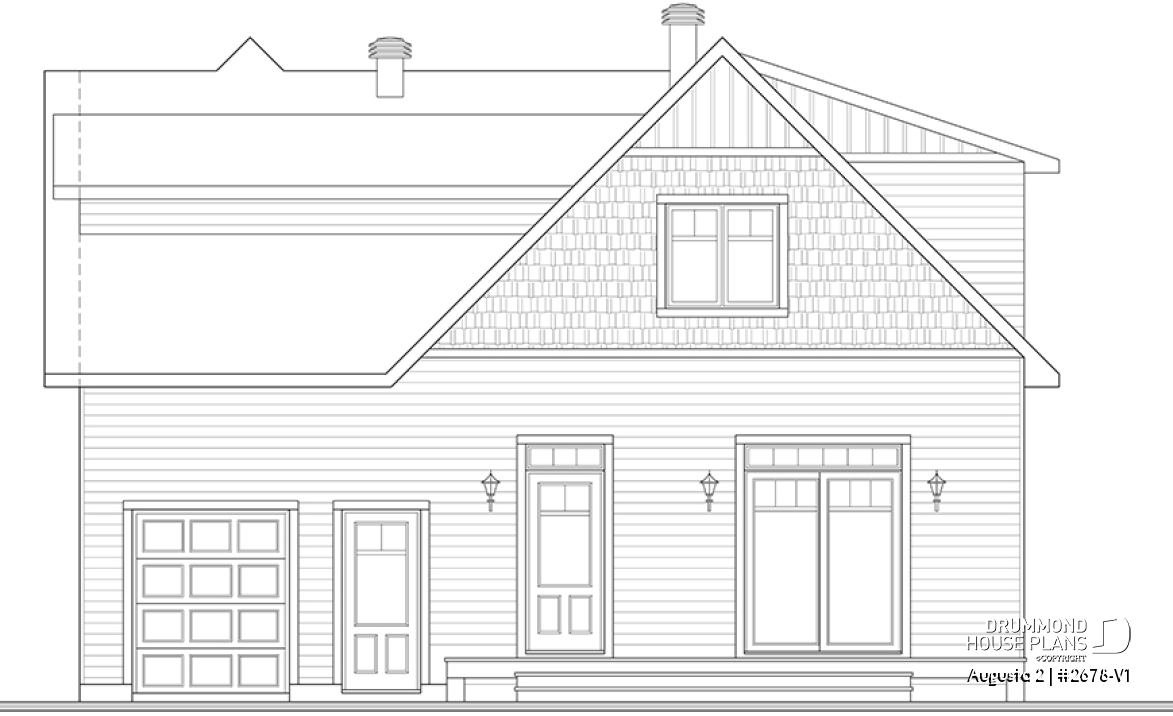 rear elevation - Augusta 2