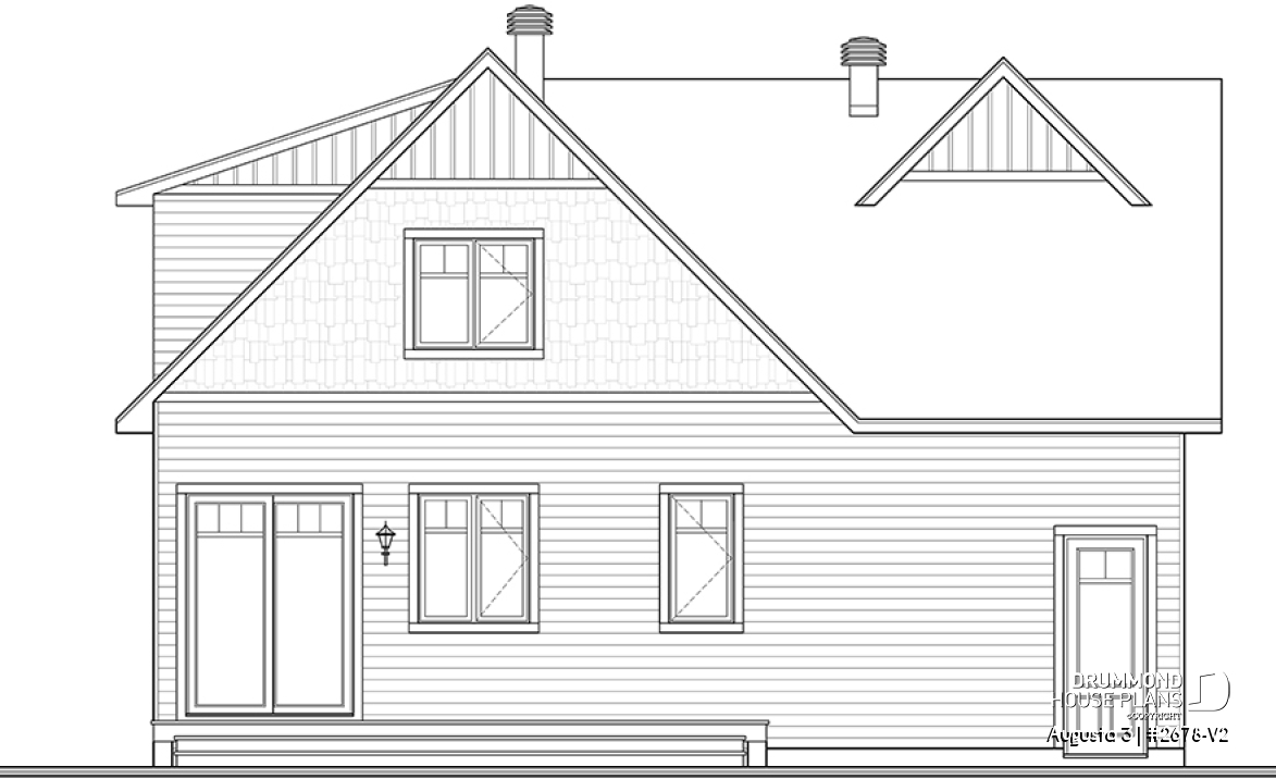 rear elevation - Augusta 3