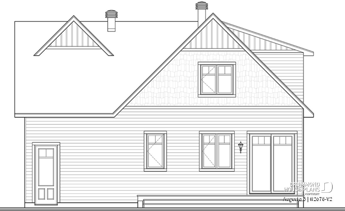 rear elevation - Augusta 3