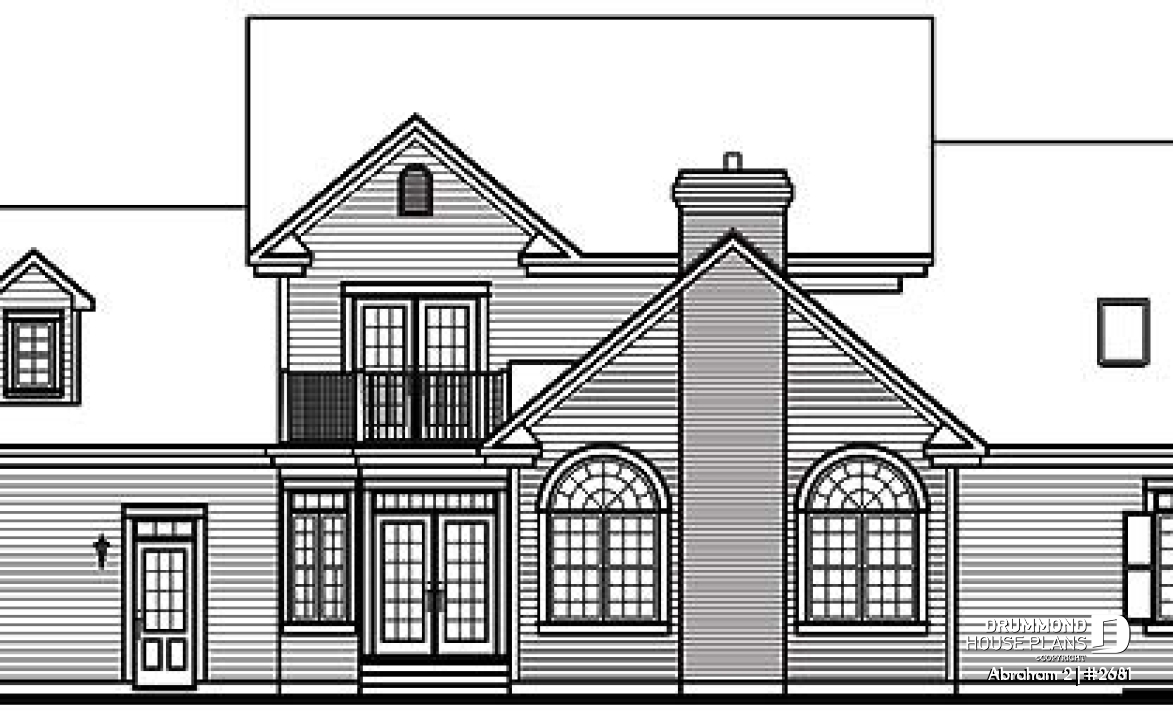 rear elevation - Abraham 2