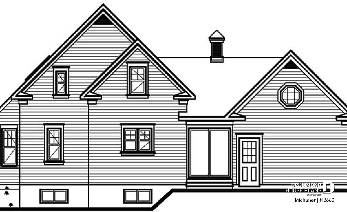 rear elevation - Michener