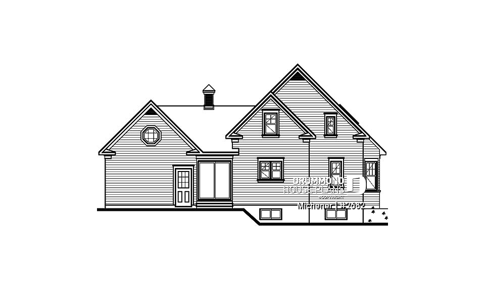 rear elevation - Michener