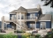Rear view - BASE MODEL - 3 to 4 bedroom house plan with panoramic views, large bonus room, 2-car garage side-load - The Wind Song 2