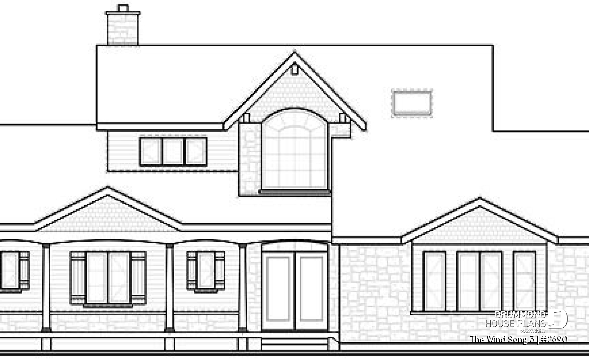 front elevation - The Wind Song 3