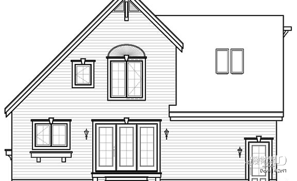 rear elevation - Davis