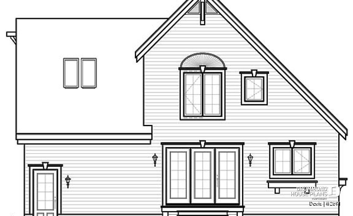 rear elevation - Davis