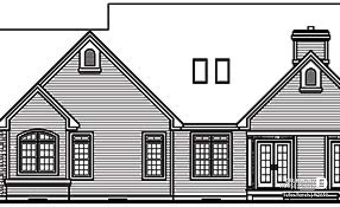rear elevation - Fuller Ranch