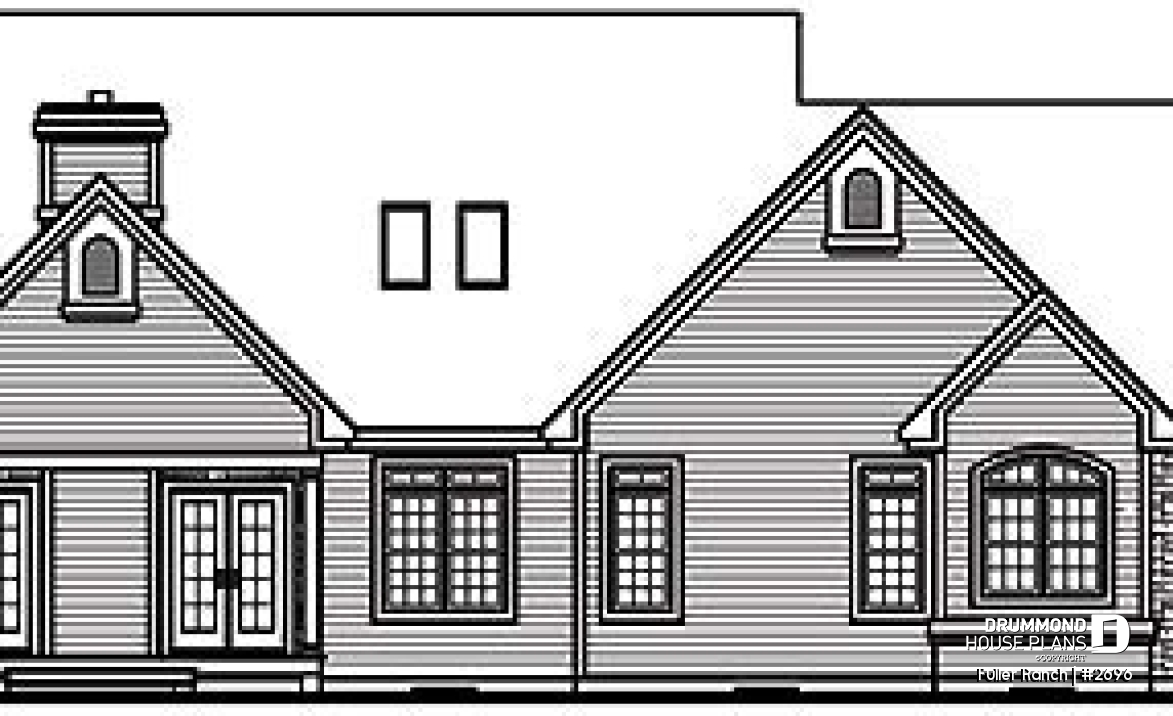 rear elevation - Fuller Ranch