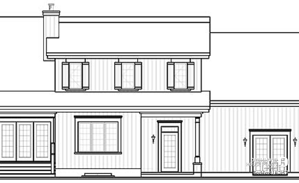 rear elevation - Rockford