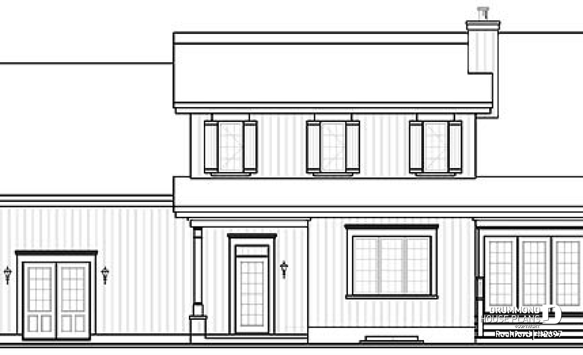 rear elevation - Rockford