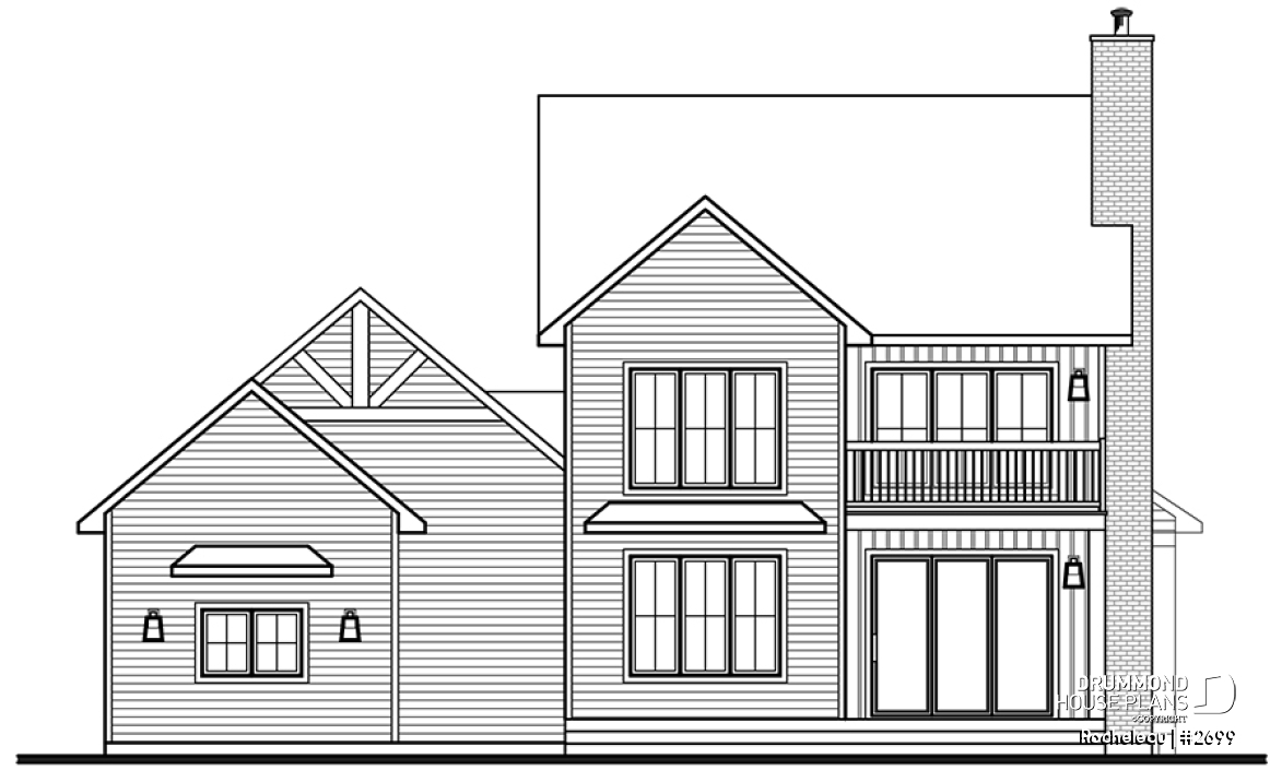 rear elevation - Rocheleau