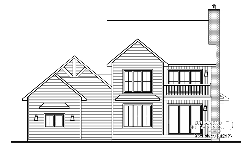 rear elevation - Rocheleau