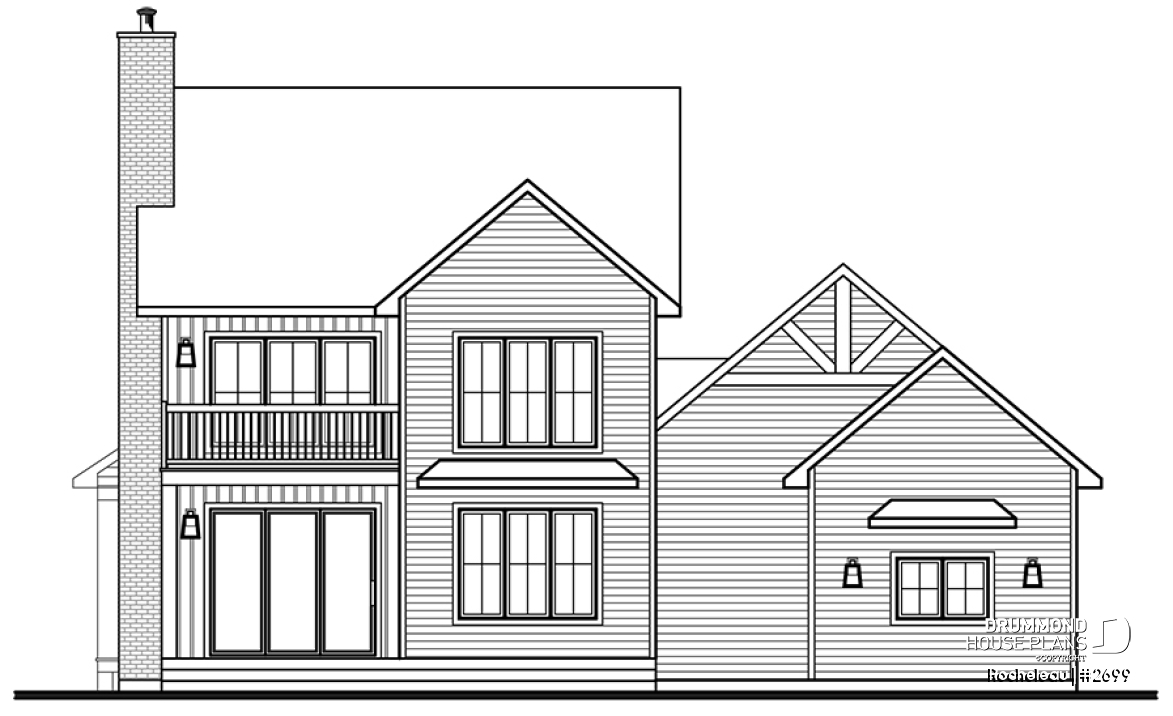 rear elevation - Rocheleau