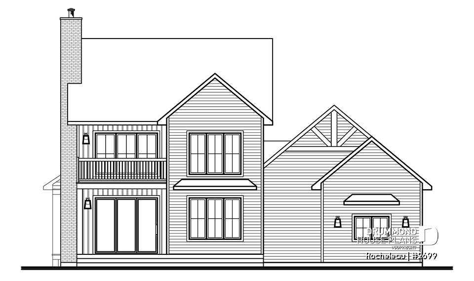 rear elevation - Rocheleau