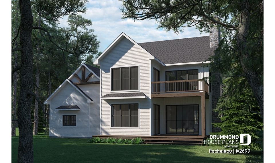 Rear view - BASE MODEL - Rocheleau