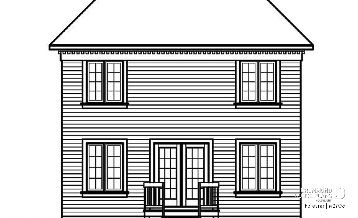 rear elevation - Forester