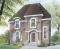 front - BASE MODEL - Victorian inspired small cottage plan, 2-storey, 3 bedrooms, formal dining room, breakfast nook - Victoria