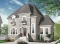 front - BASE MODEL - 2 floor Victorian style home plan with 3 bedrooms and a good size home office (den) - Victoria 2